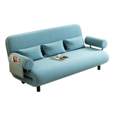 Folding sofa bed dual-use small apartment push-pull space multi-functional simple study living room sofa single luxury chair