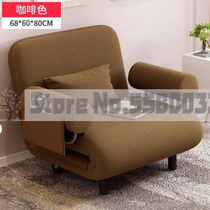 Folding sofa bed dual-use small apartment push-pull space multi-functional simple study living room sofa single luxury chair