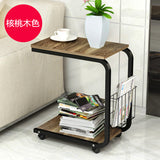 tea table side end table for office coffee table magazine shelf small table movable living room bedroom furniture