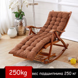 Bamboo rocking chair home balcony lounge chair recliner adults lunch break siesta lazy chaise old man relax chair кресло качалка