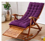 Bamboo rocking chair home balcony lounge chair recliner adults lunch break siesta lazy chaise old man relax chair кресло качалка