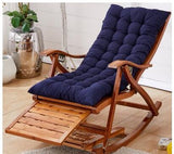 Bamboo rocking chair home balcony lounge chair recliner adults lunch break siesta lazy chaise old man relax chair кресло качалка