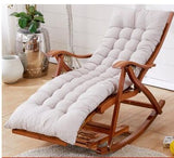 Bamboo rocking chair home balcony lounge chair recliner adults lunch break siesta lazy chaise old man relax chair кресло качалка