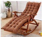 Bamboo rocking chair home balcony lounge chair recliner adults lunch break siesta lazy chaise old man relax chair кресло качалка