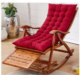 Bamboo rocking chair home balcony lounge chair recliner adults lunch break siesta lazy chaise old man relax chair кресло качалка