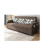 Living Room Sofa Bed Furniture Modern Washable Linen Cotton Solid Wood Frame Natural Latex+Sponge Filler Foldabe Sofa Bed