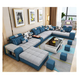 living room furniture modern fabric sofa European sectional sofa set 1903