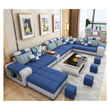 living room furniture modern fabric sofa European sectional sofa set 1903