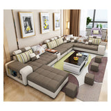 living room furniture modern fabric sofa European sectional sofa set 1903