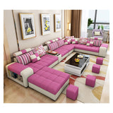 living room furniture modern fabric sofa European sectional sofa set 1903