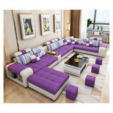 living room furniture modern fabric sofa European sectional sofa set 1903