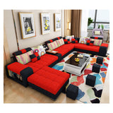 living room furniture modern fabric sofa European sectional sofa set 1903