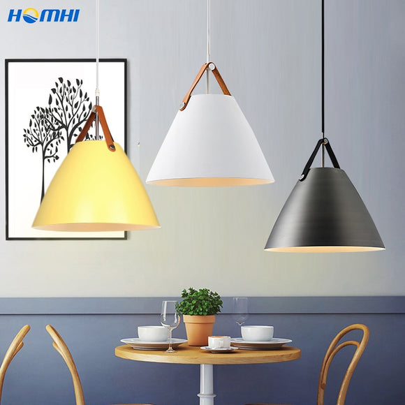 Nordic modern led pendant ceiling lamps black Gray master bedroom hanging light fixtures for kitchen danish design dining room