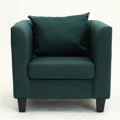 Single sofa idyllic style double sofa coffee chair surrounding chair hotel fabric three-seat sofa leisure sofa