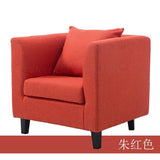 Single sofa idyllic style double sofa coffee chair surrounding chair hotel fabric three-seat sofa leisure sofa