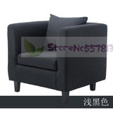 Single sofa idyllic style double sofa coffee chair surrounding chair hotel fabric three-seat sofa leisure sofa