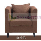 Single sofa idyllic style double sofa coffee chair surrounding chair hotel fabric three-seat sofa leisure sofa