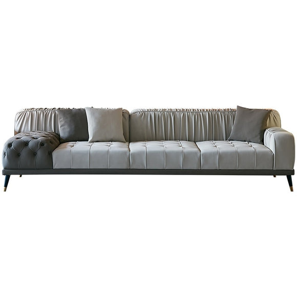 295cm Length Sofa with Eco Leather Upholstery