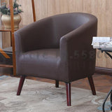 Diyou Fabric Single Sofa Leisure Balcony Small Sofa Leather Living Room Home Room Internet Cafe Computer Sofa Chair