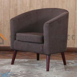 Diyou Fabric Single Sofa Leisure Balcony Small Sofa Leather Living Room Home Room Internet Cafe Computer Sofa Chair