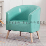 Diyou Fabric Single Sofa Leisure Balcony Small Sofa Leather Living Room Home Room Internet Cafe Computer Sofa Chair