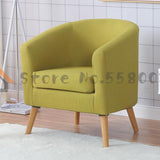 Diyou Fabric Single Sofa Leisure Balcony Small Sofa Leather Living Room Home Room Internet Cafe Computer Sofa Chair