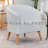 Diyou Fabric Single Sofa Leisure Balcony Small Sofa Leather Living Room Home Room Internet Cafe Computer Sofa Chair