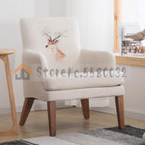 Creative Lazy Nordic Single Sofa Chair Balcony Small Sofa Mini Modern Minimalist Bedroom Small Apartment Lounge Chair