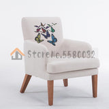 Creative Lazy Nordic Single Sofa Chair Balcony Small Sofa Mini Modern Minimalist Bedroom Small Apartment Lounge Chair