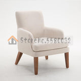 Creative Lazy Nordic Single Sofa Chair Balcony Small Sofa Mini Modern Minimalist Bedroom Small Apartment Lounge Chair