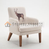 Creative Lazy Nordic Single Sofa Chair Balcony Small Sofa Mini Modern Minimalist Bedroom Small Apartment Lounge Chair