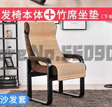 Lazy couch single foldable bedroom computer small sofa feeding lounge chair home balcony casual old chair