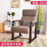 Lazy couch single foldable bedroom computer small sofa feeding lounge chair home balcony casual old chair