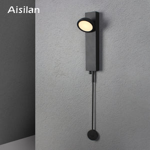 Aisilan Modern  LED wall light creative adjustable fixture Wall Lamp for bedroom Corridor cozy accent light AC 90-260V