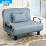 Small Apartment Lazy Sofa Multifunctional Fabric Sofa Bed Folding Living Room Double Simple Modern Office Lunch Break