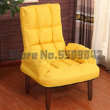 Lazy Sofa TV Computer Sofa Breastfeeding Chair Japanese Style Recliner Single Fabric Sofa